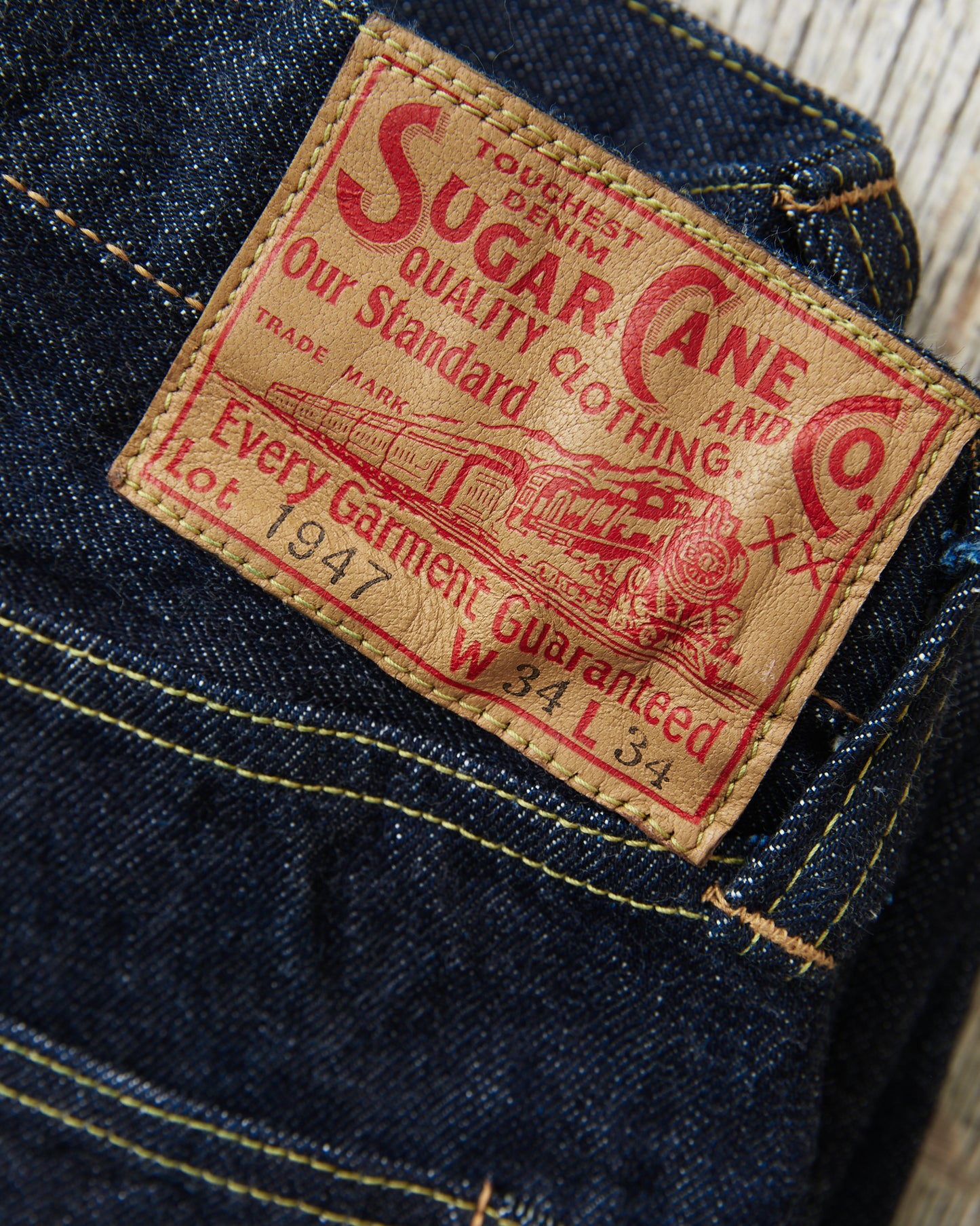 Sugar Cane & Co. SC41947A 1947 Model 14,25oz One Wash Denim