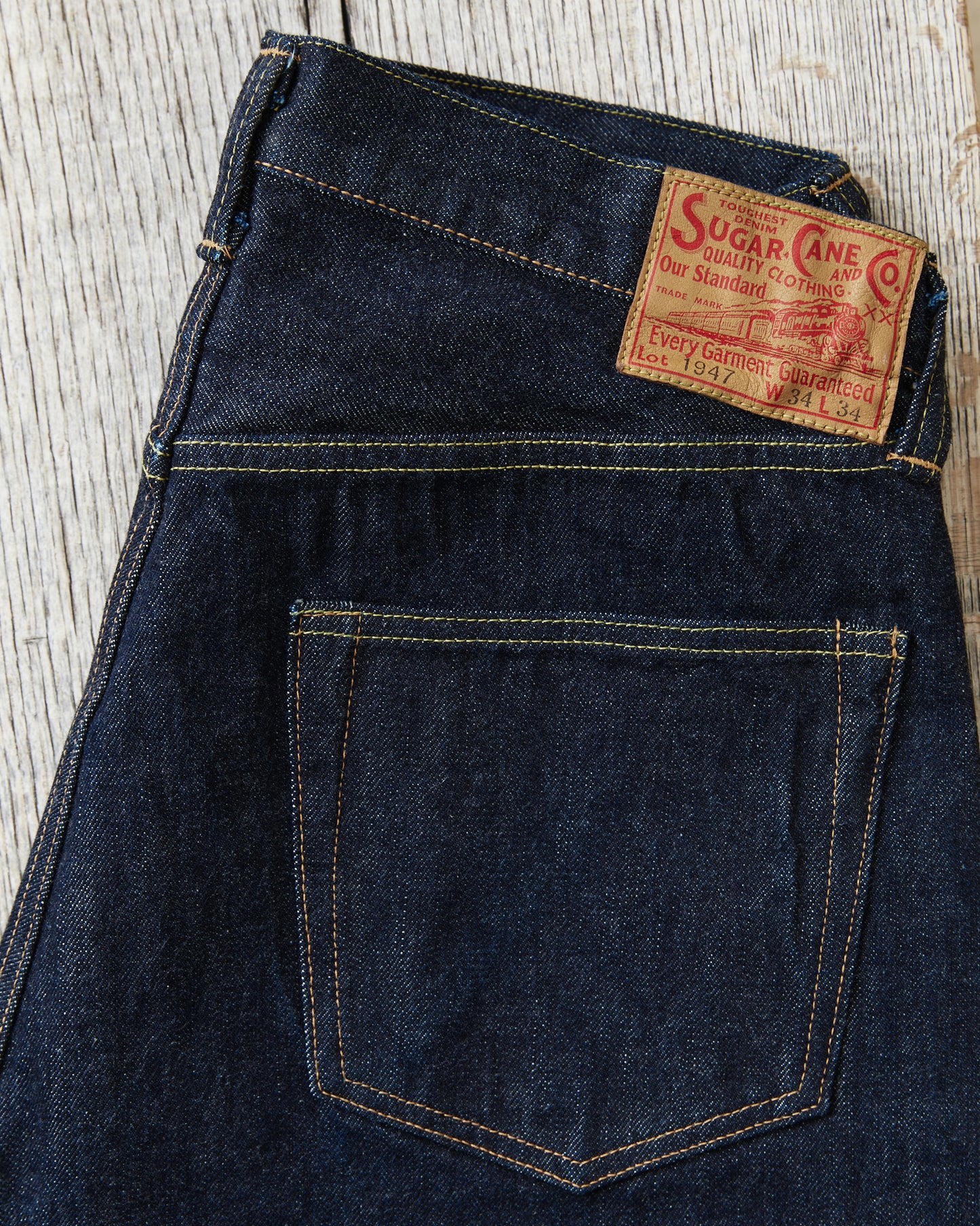 Sugar Cane & Co. SC41947A 1947 Model 14,25oz One Wash Denim