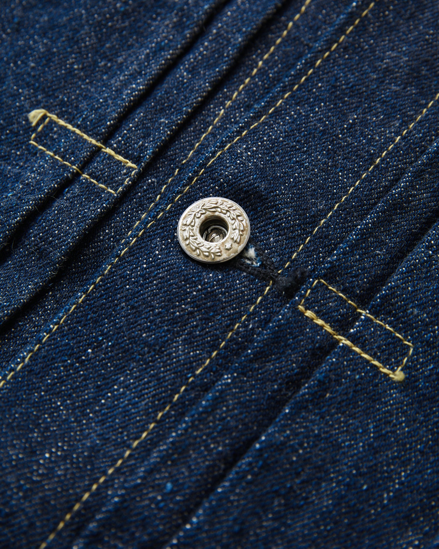 Sugar Cane & Co. SC19010 Super "Denim" Collectibles #10, 14oz Blue Denim Blouse “S1945” Model One Wash
