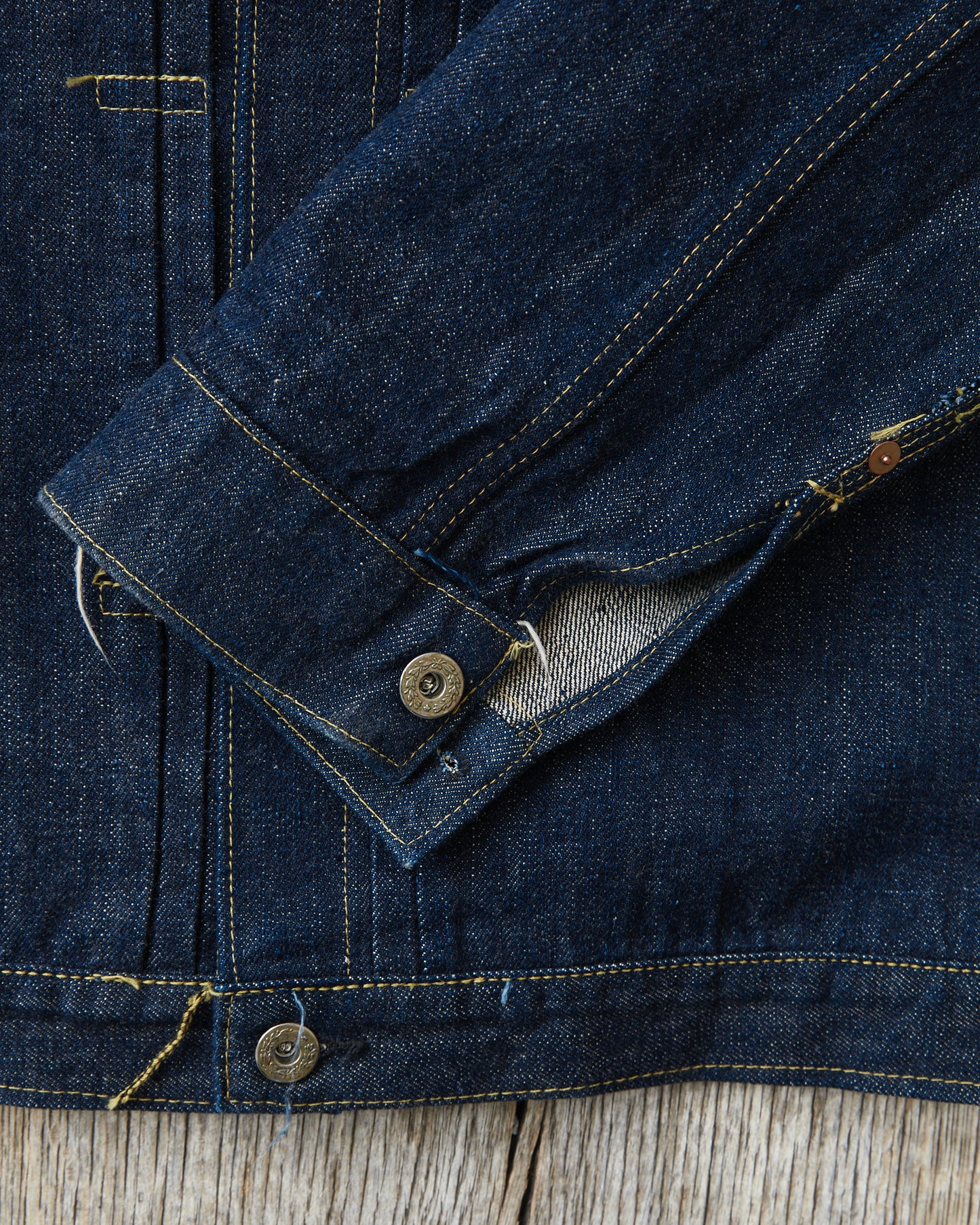 Sugar Cane & Co. SC19010 Super "Denim" Collectibles #10, 14oz Blue Denim Blouse “S1945” Model One Wash