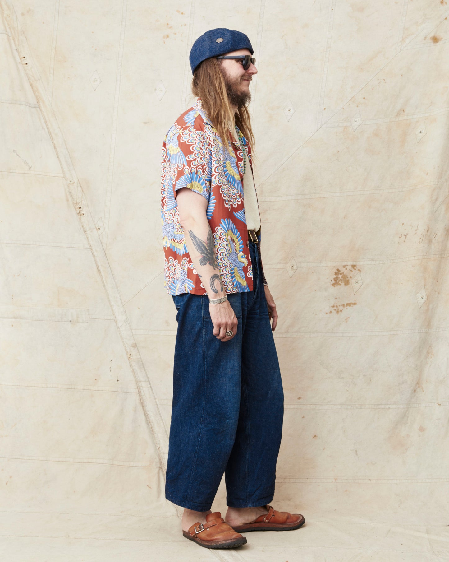 Sun Surf SS39428 Rayon Hawaiian Shirt "Peacock"