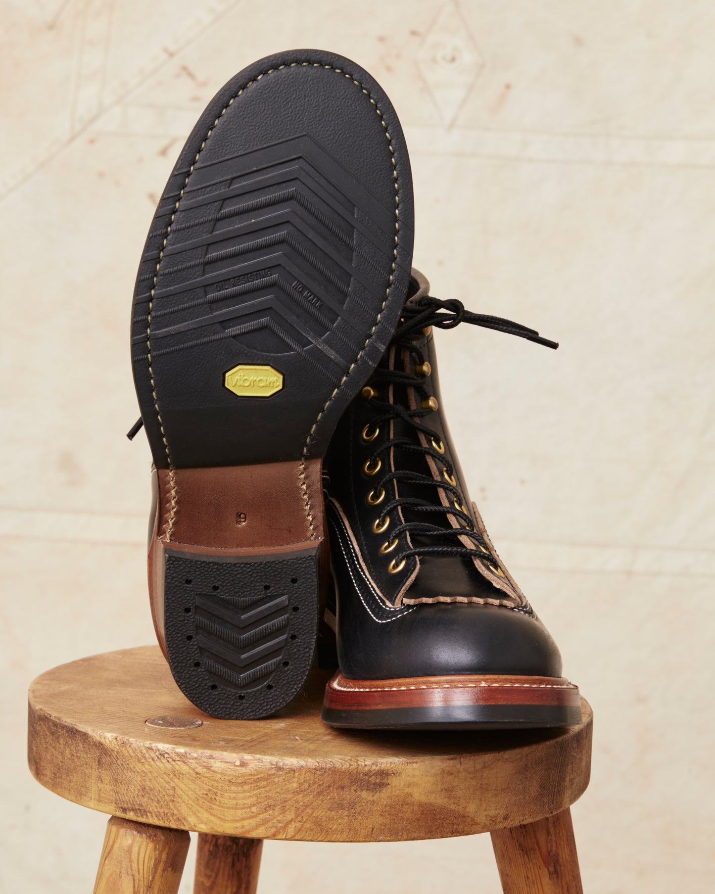 John Lofgren LK-004 Donkey Puncher Boot Horween Leather CXL Black