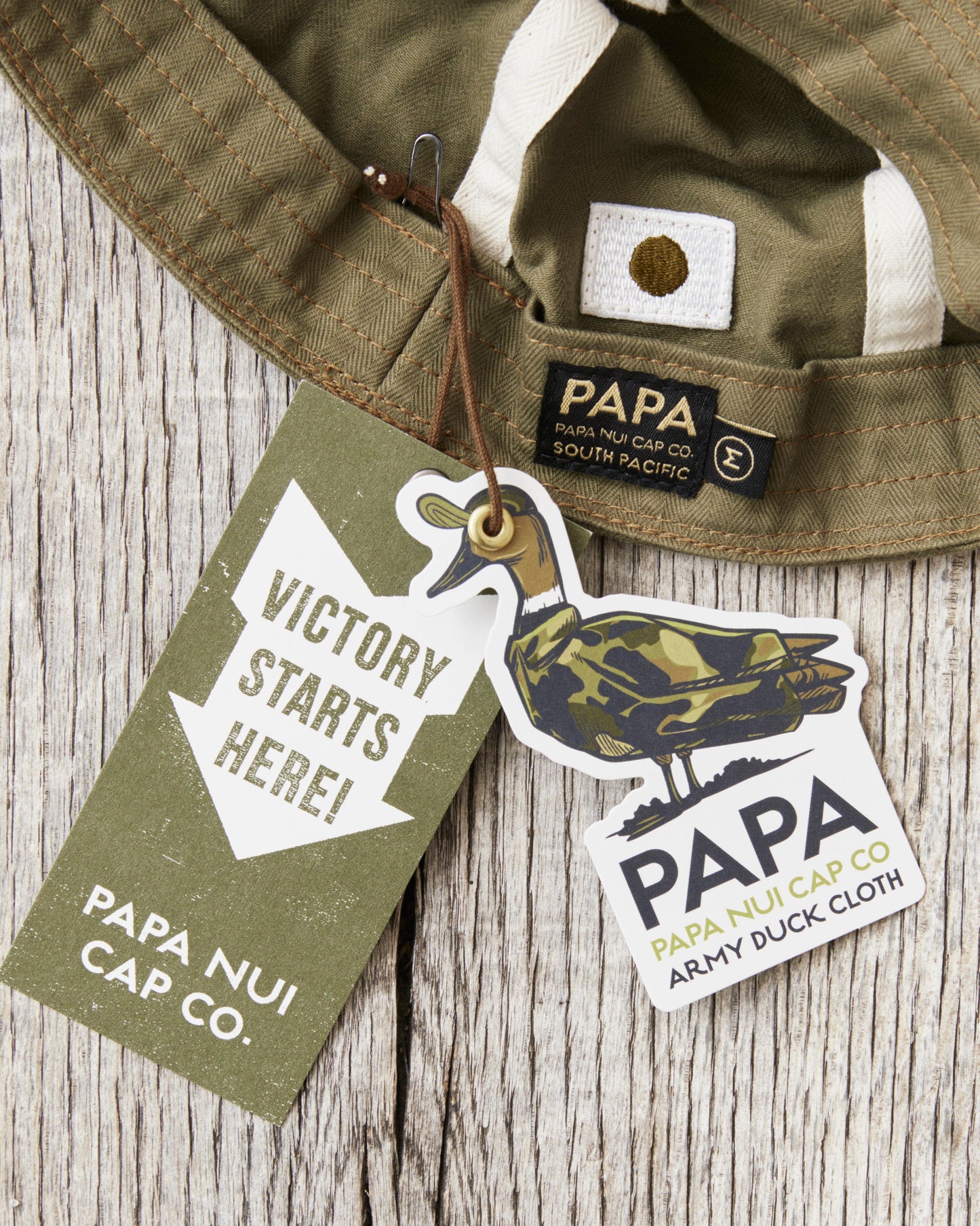 Papa Nui Cap Co. A-3 HBT Twill Cap