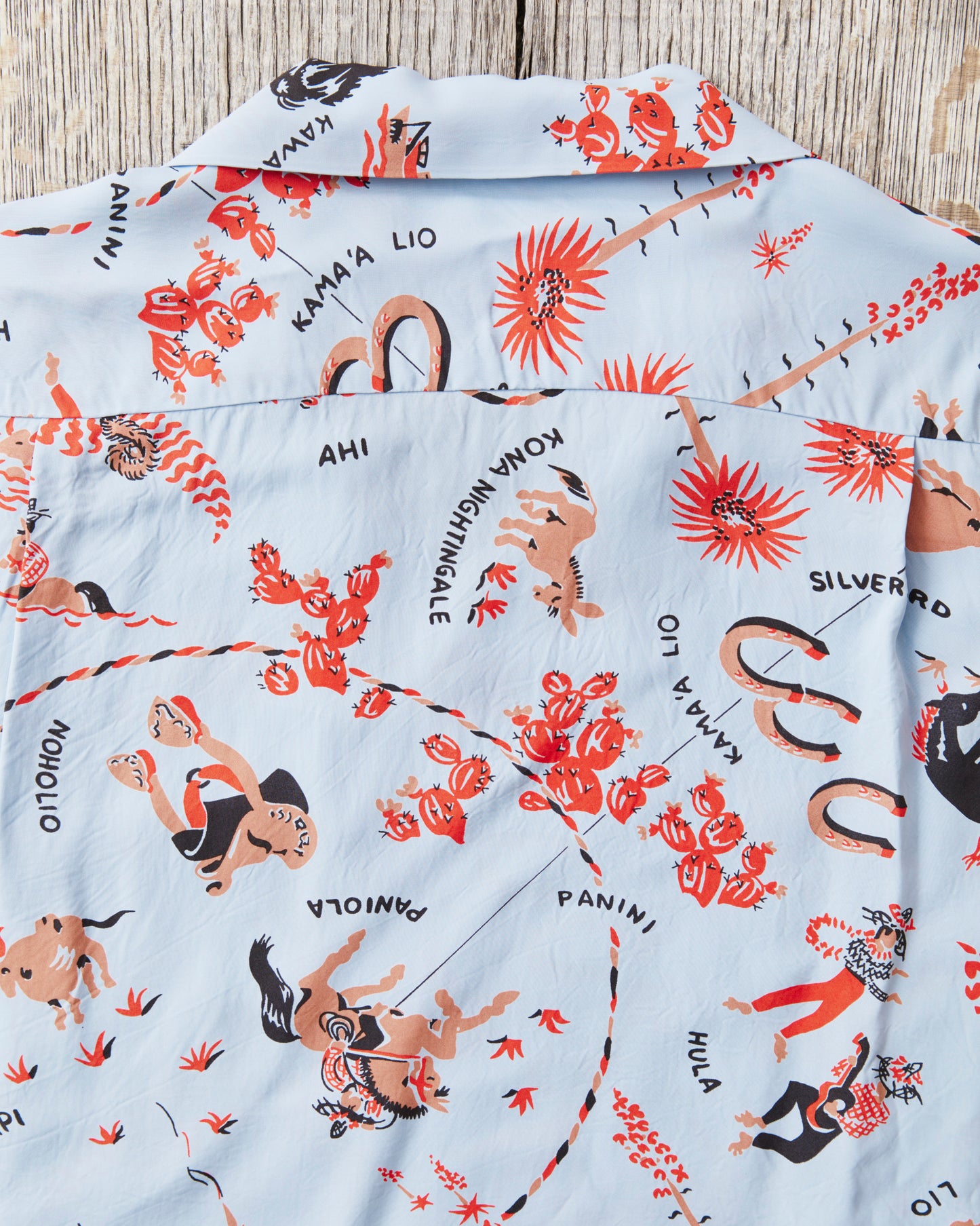 Sun Surf SS39420 Rayon Hawaiian Shirt "Paniola Town"