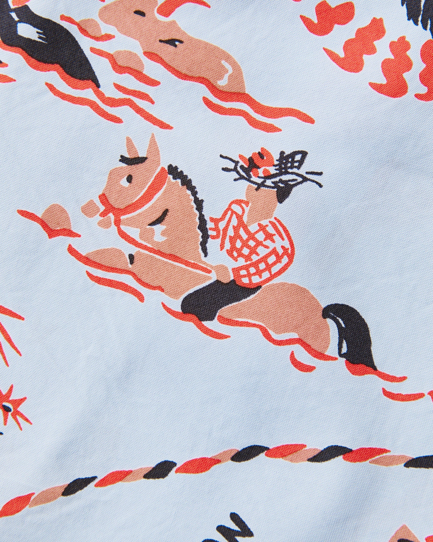 Sun Surf SS39420 Rayon Hawaiian Shirt "Paniola Town"