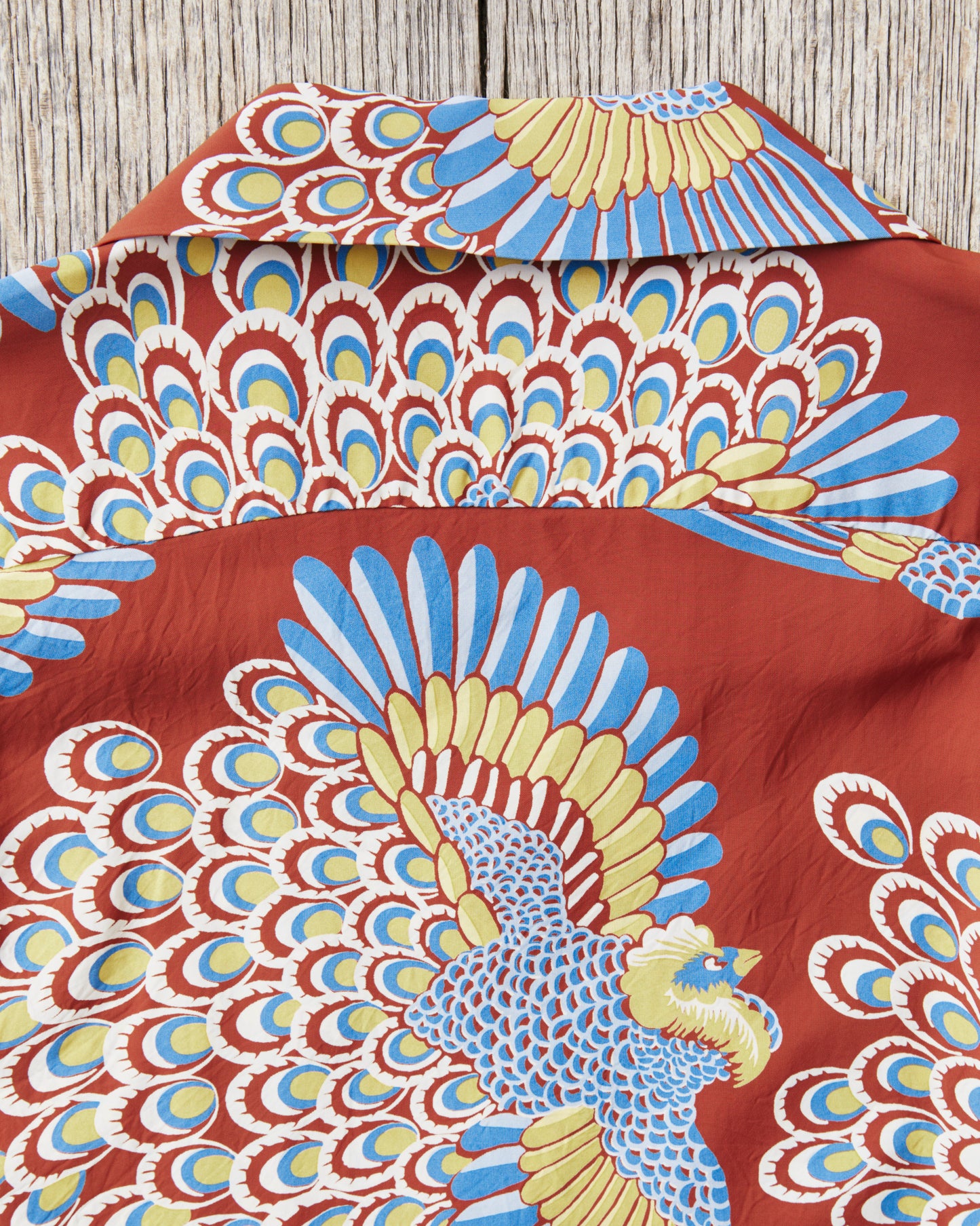 Sun Surf SS39428 Rayon Hawaiian Shirt "Peacock"