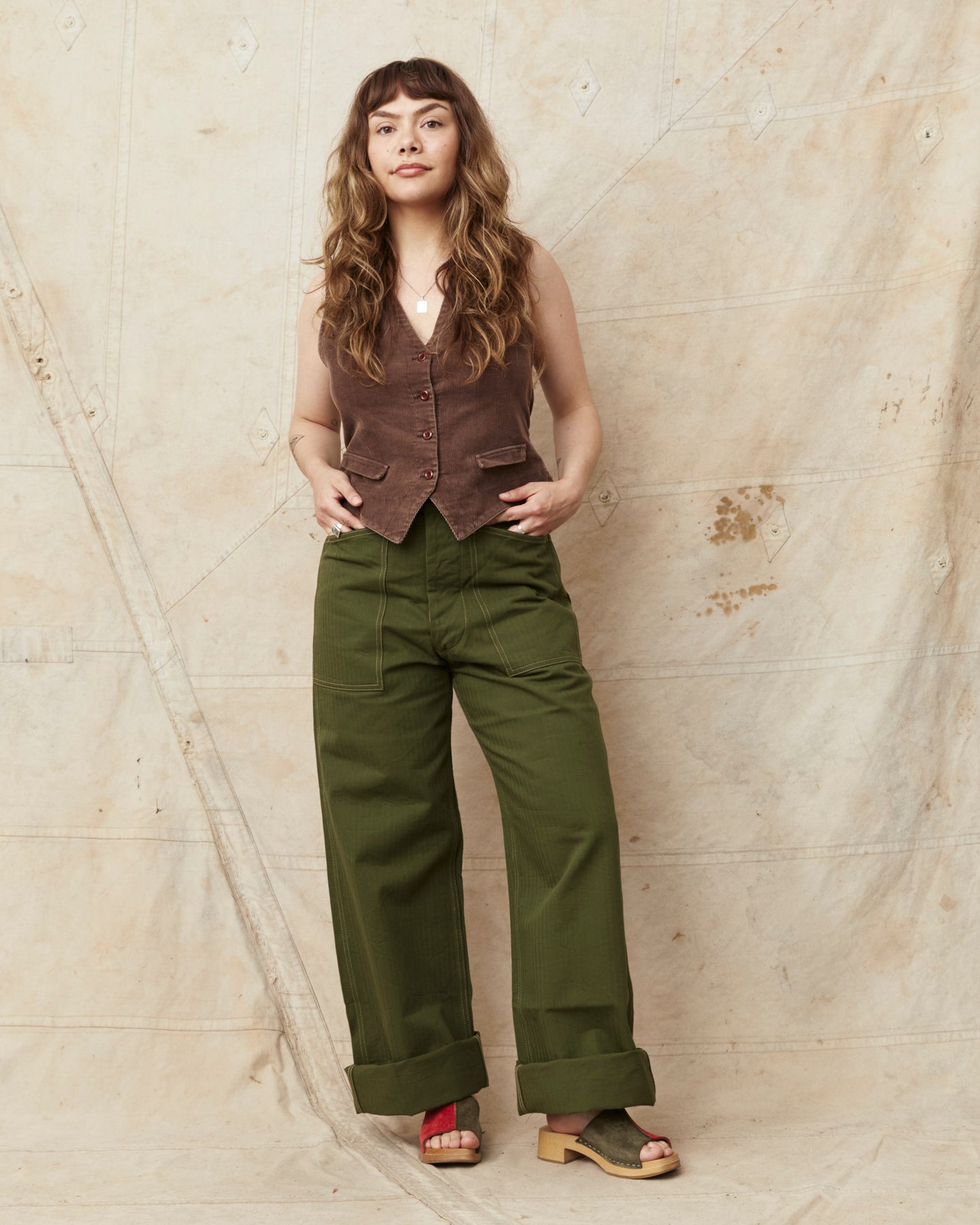 Buzz Rickson's BR42534 USMC M-41 HBT Twill Pants