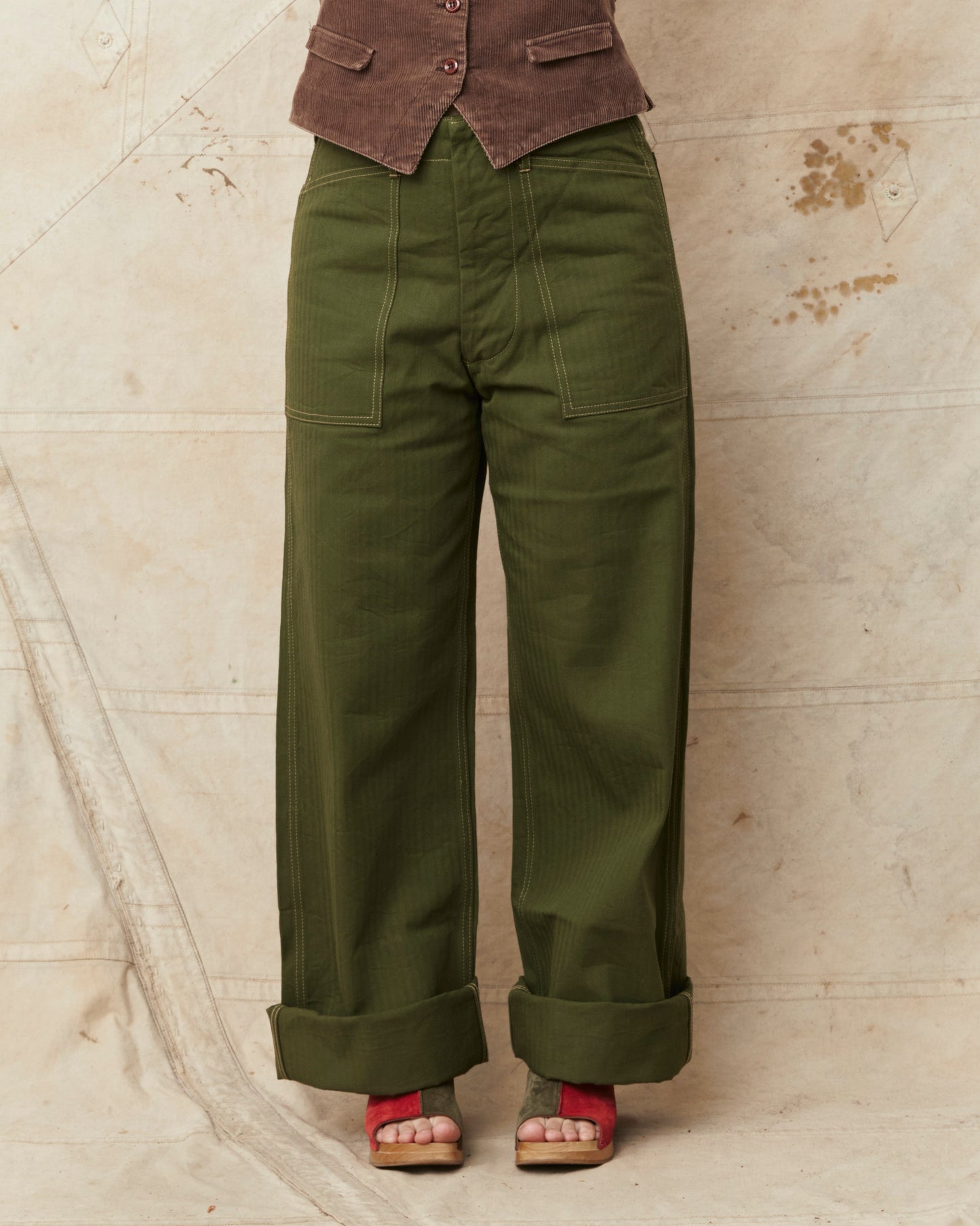 Buzz Rickson's BR42534 USMC M-41 HBT Twill Pants