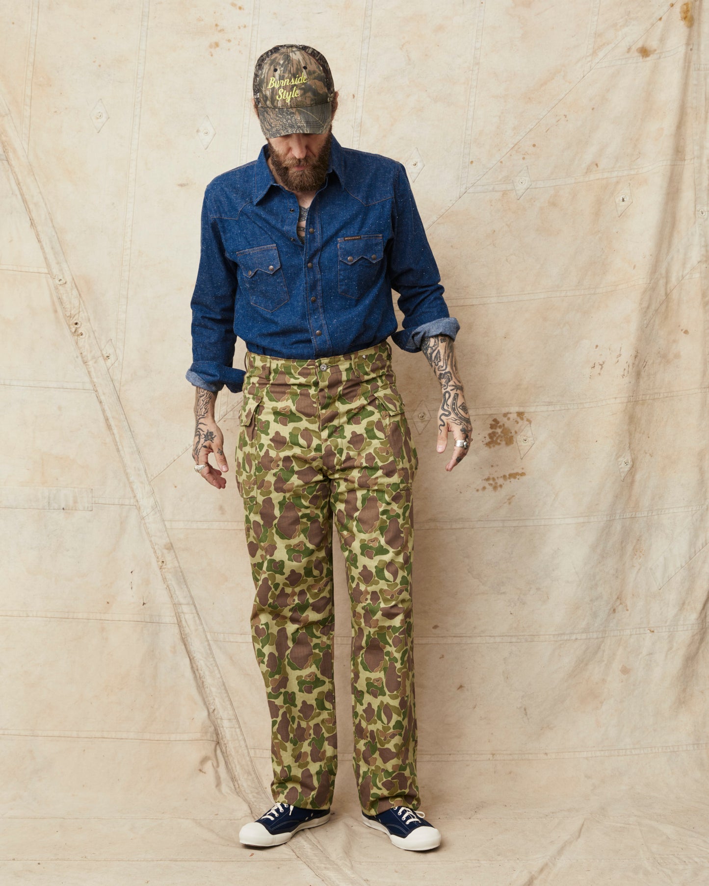 Bryceland's The Black Bean Label P13's Pants Frogskin Camouflage
