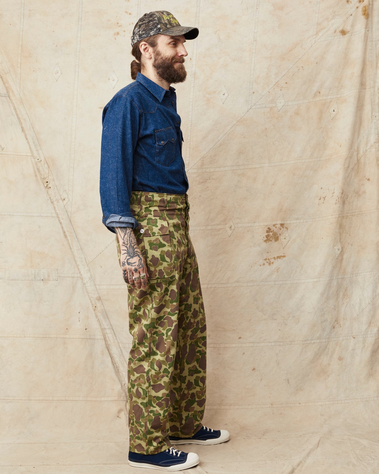 Bryceland's The Black Bean Label P13's Pants Frogskin Camouflage