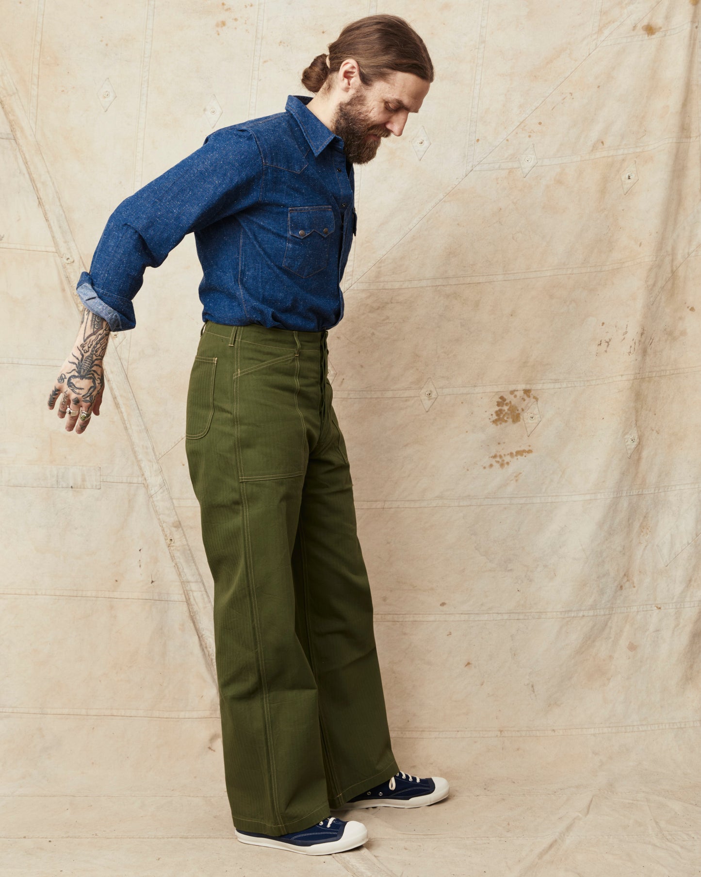 Buzz Rickson's BR42534 USMC M-41 HBT Twill Pants