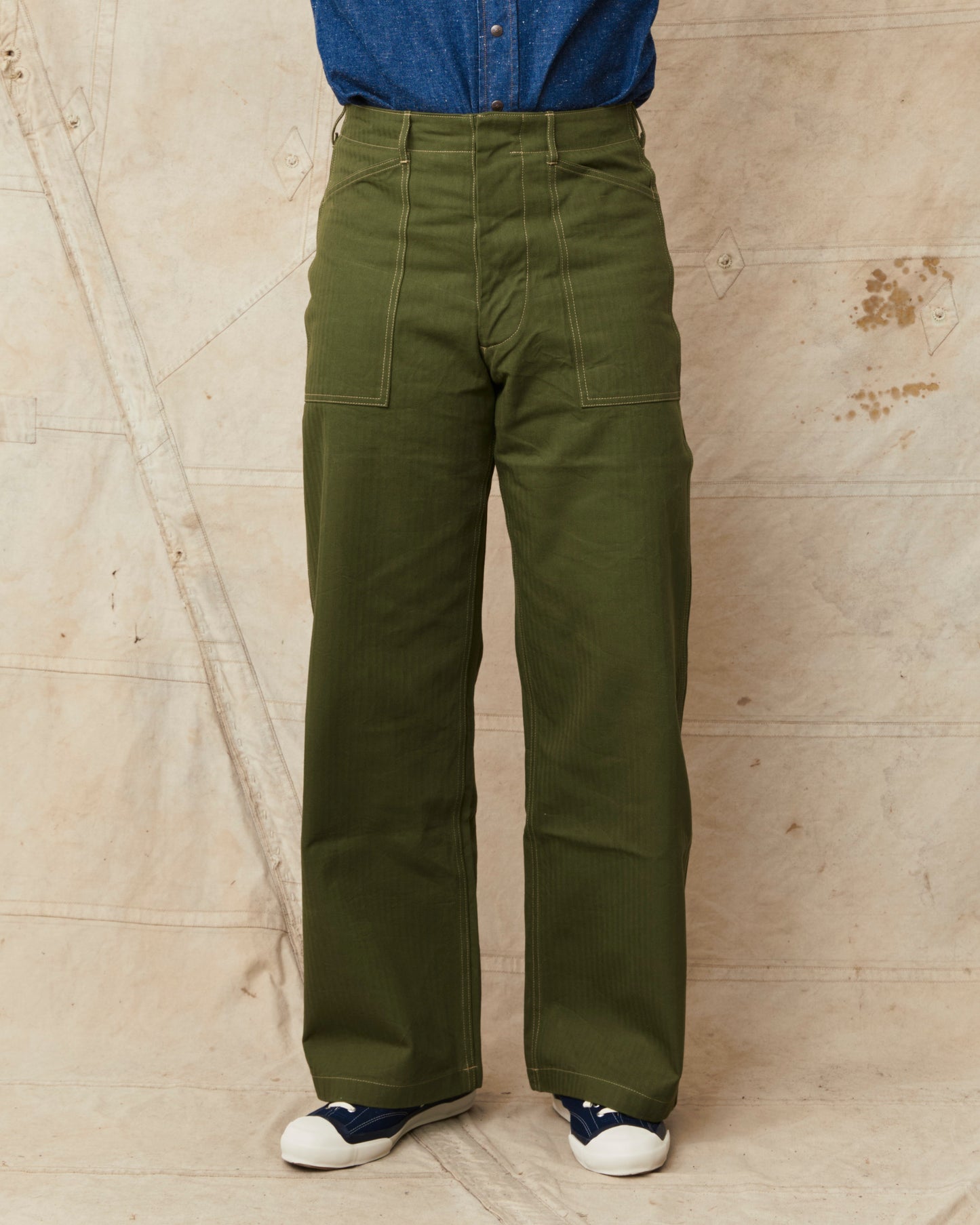 Buzz Rickson's BR42534 USMC M-41 HBT Twill Pants