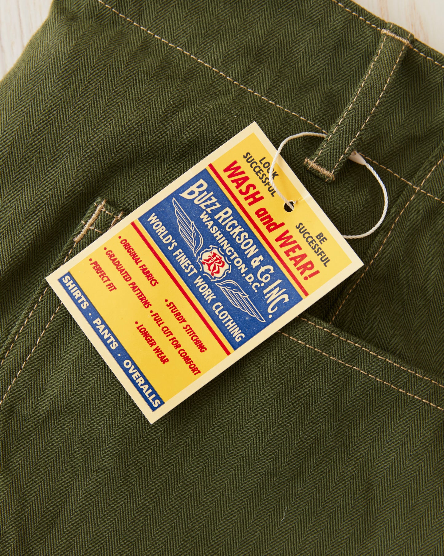 Buzz Rickson's BR42534 USMC M-41 HBT Twill Pants