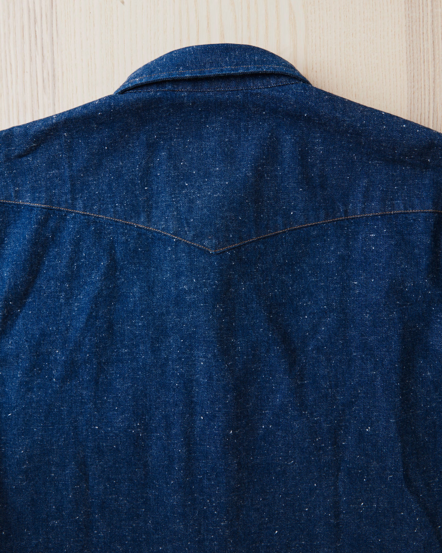 Indigofera Ryman Denim Shirt Neppy Indigo