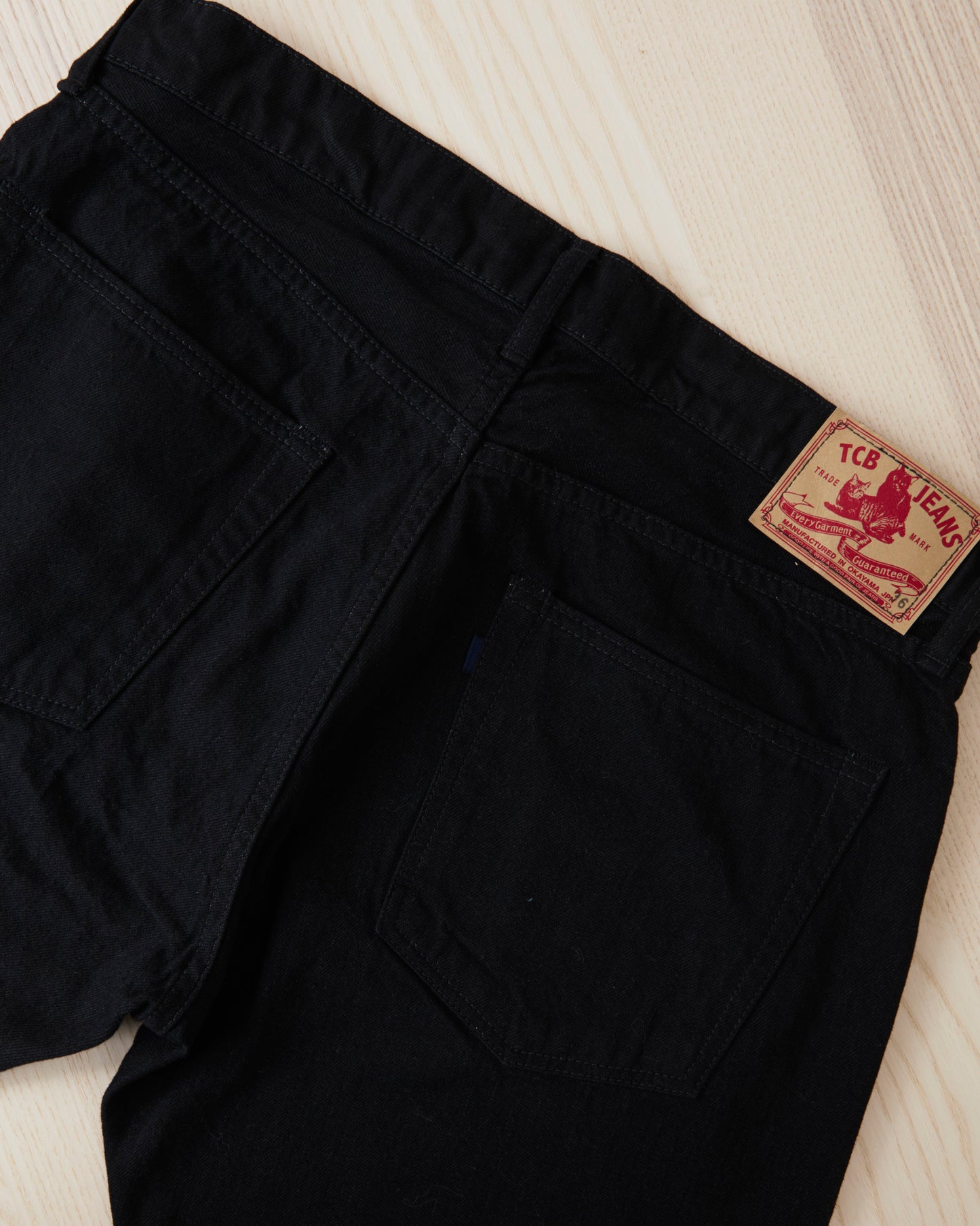 TCB Jeans Pre-Shrunk 505 Jeans One Wash Black