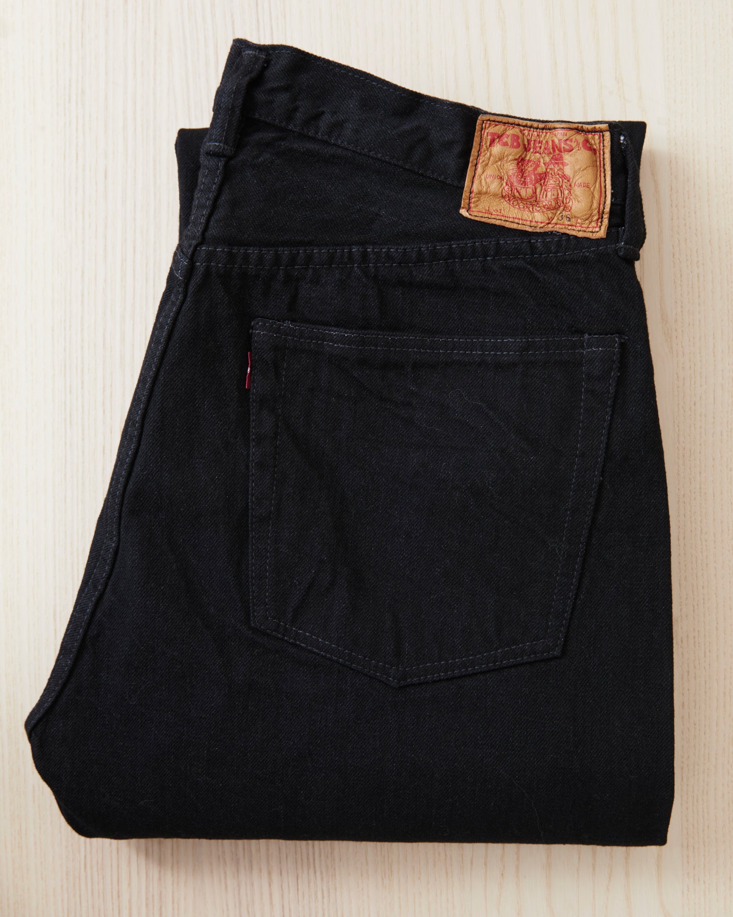 TCB Jeans Late S40's Fit One Wash Black 14oz