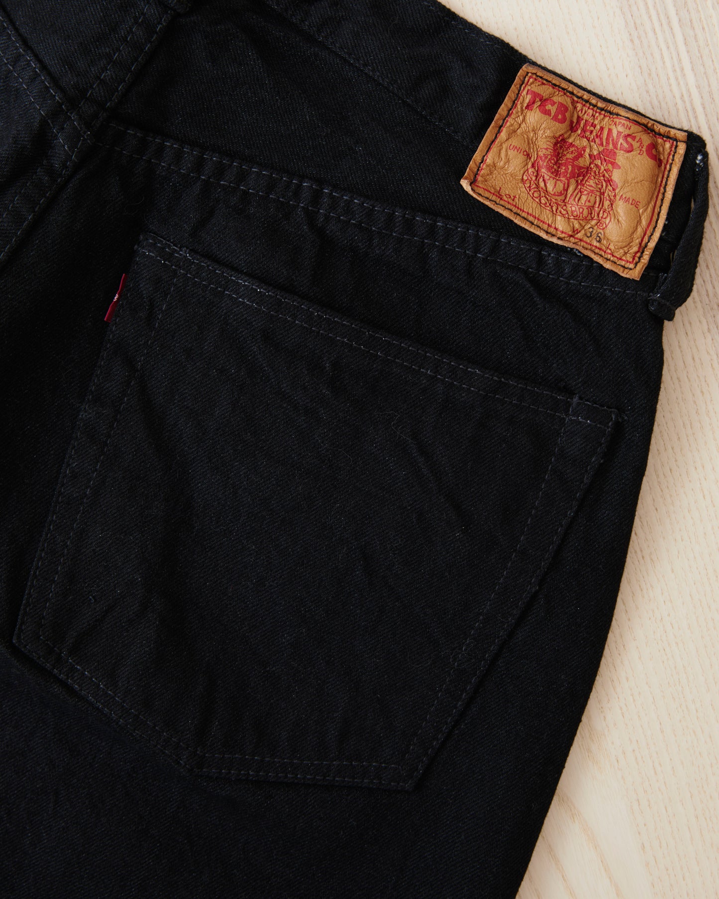 TCB Jeans Late S40's Fit One Wash Black 14oz