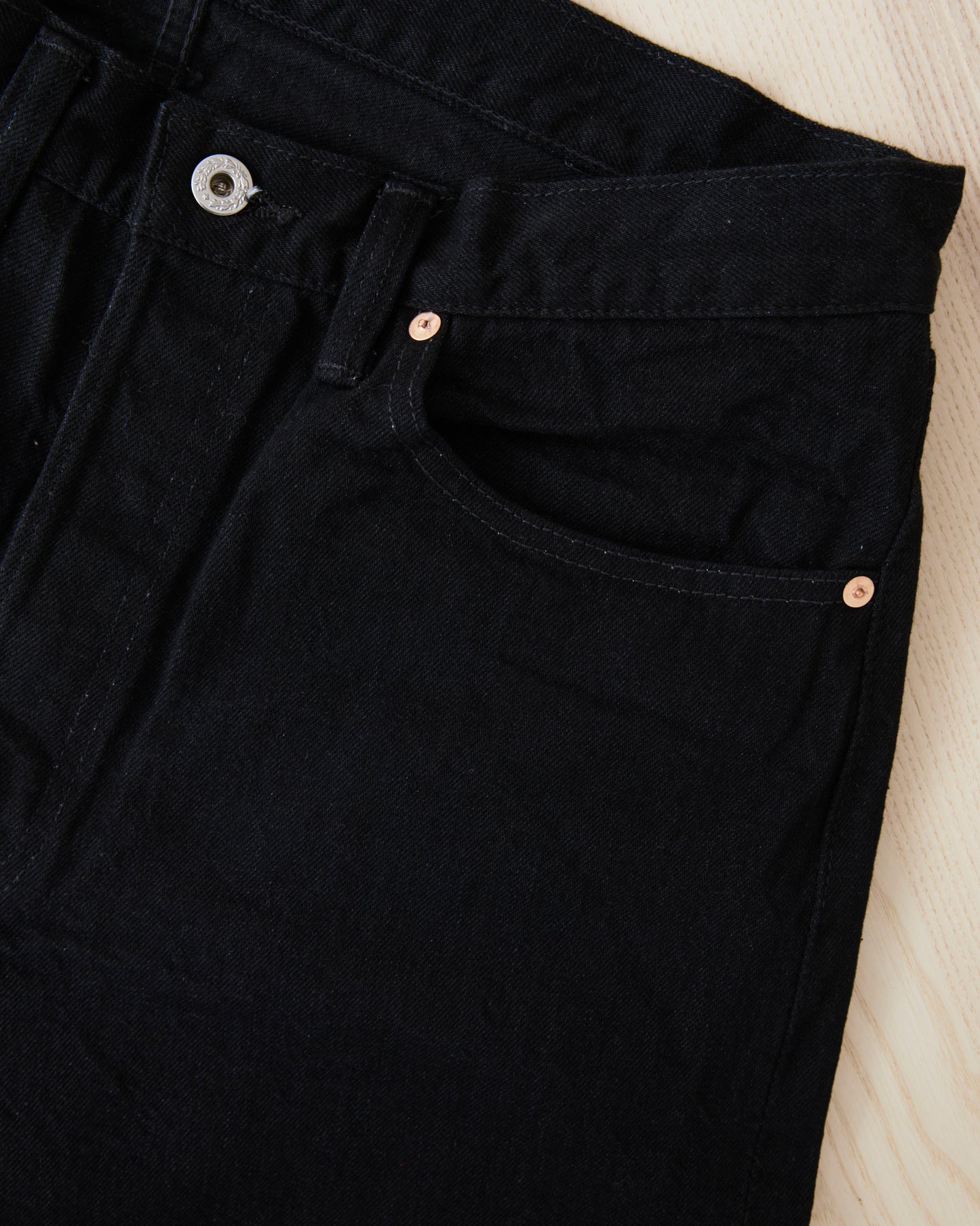 TCB Jeans Late S40's Fit One Wash Black 14oz