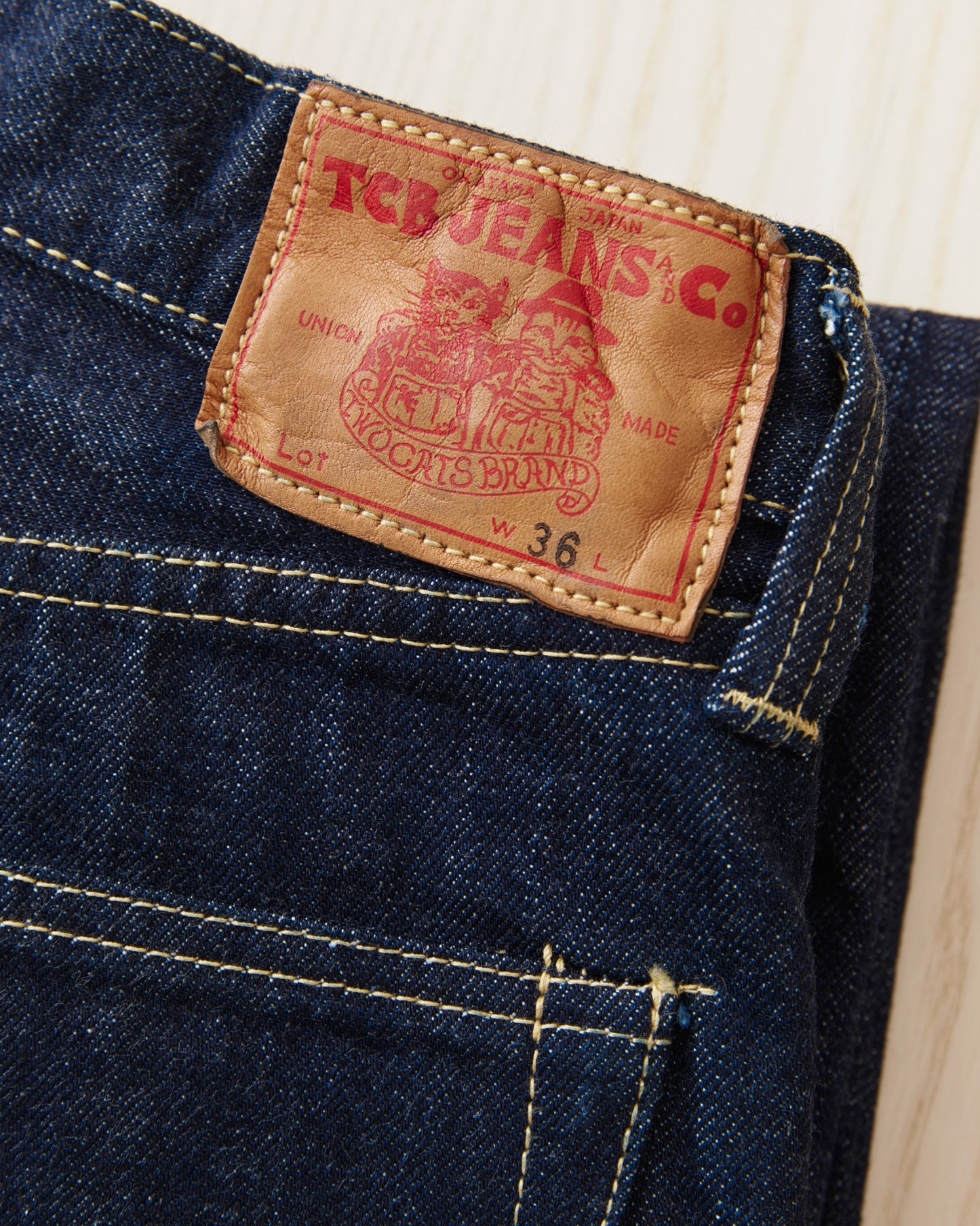TCB Jeans Late S40's Fit One Wash 13.5oz