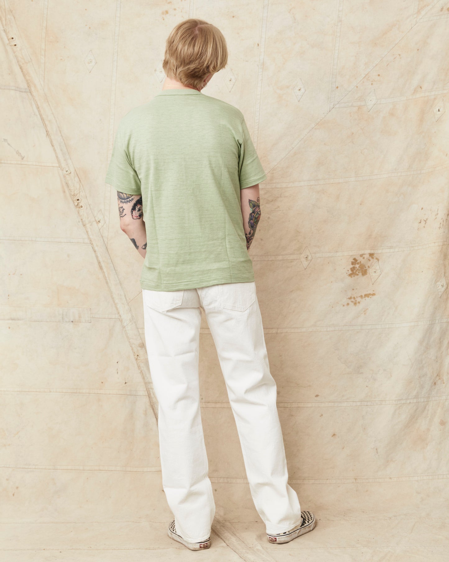 Warehouse & Co. Lot 4601 Pocket T-shirt Pale Green