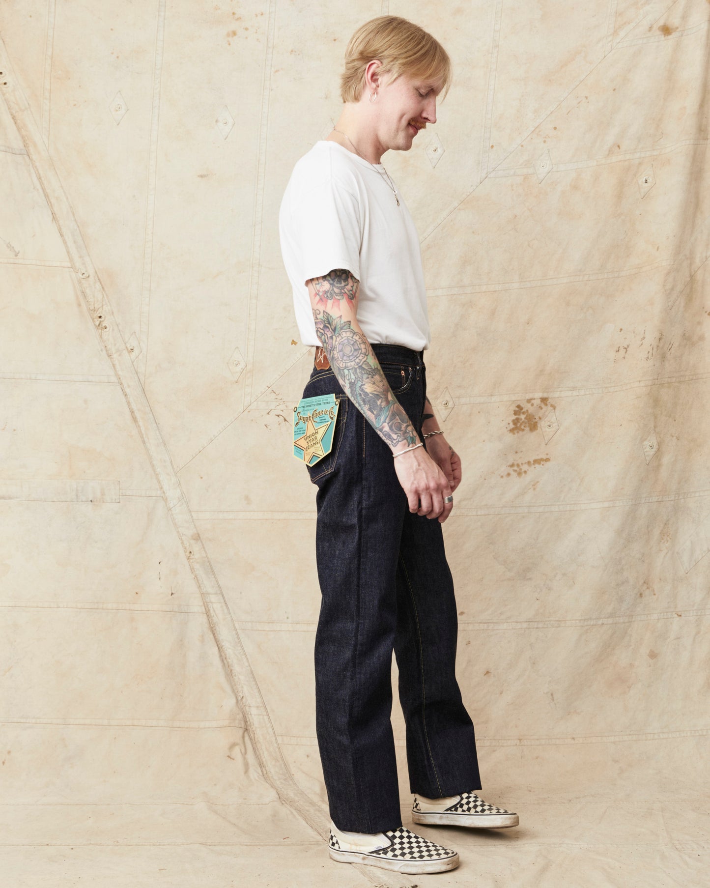 Sugar cane & Co. Lot SC40065 14,25 Oz Denim Union Star Jeans