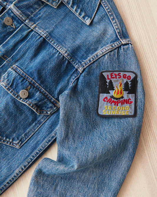 Second Sunrise Lets Go Camping Patch