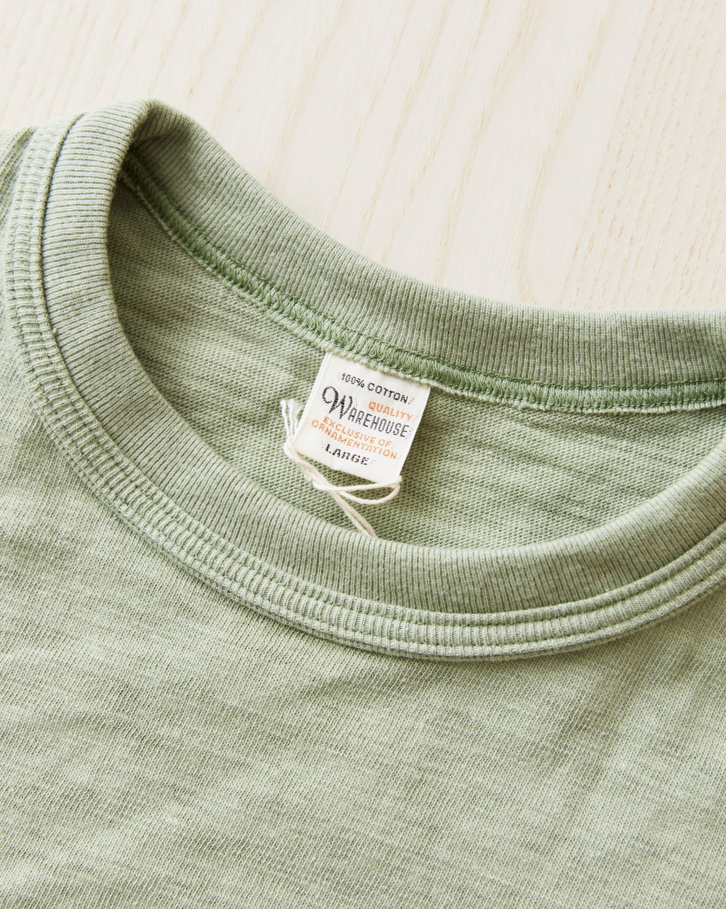Warehouse & Co. Lot 4601 Pocket T-shirt Pale Green
