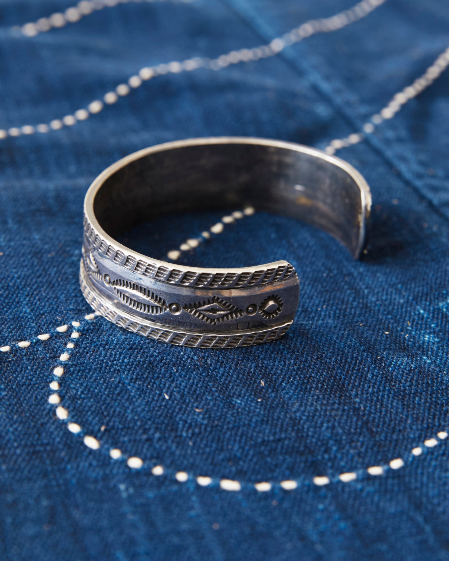 Tenable Crafts TC010 Stamped Silver Bracelet