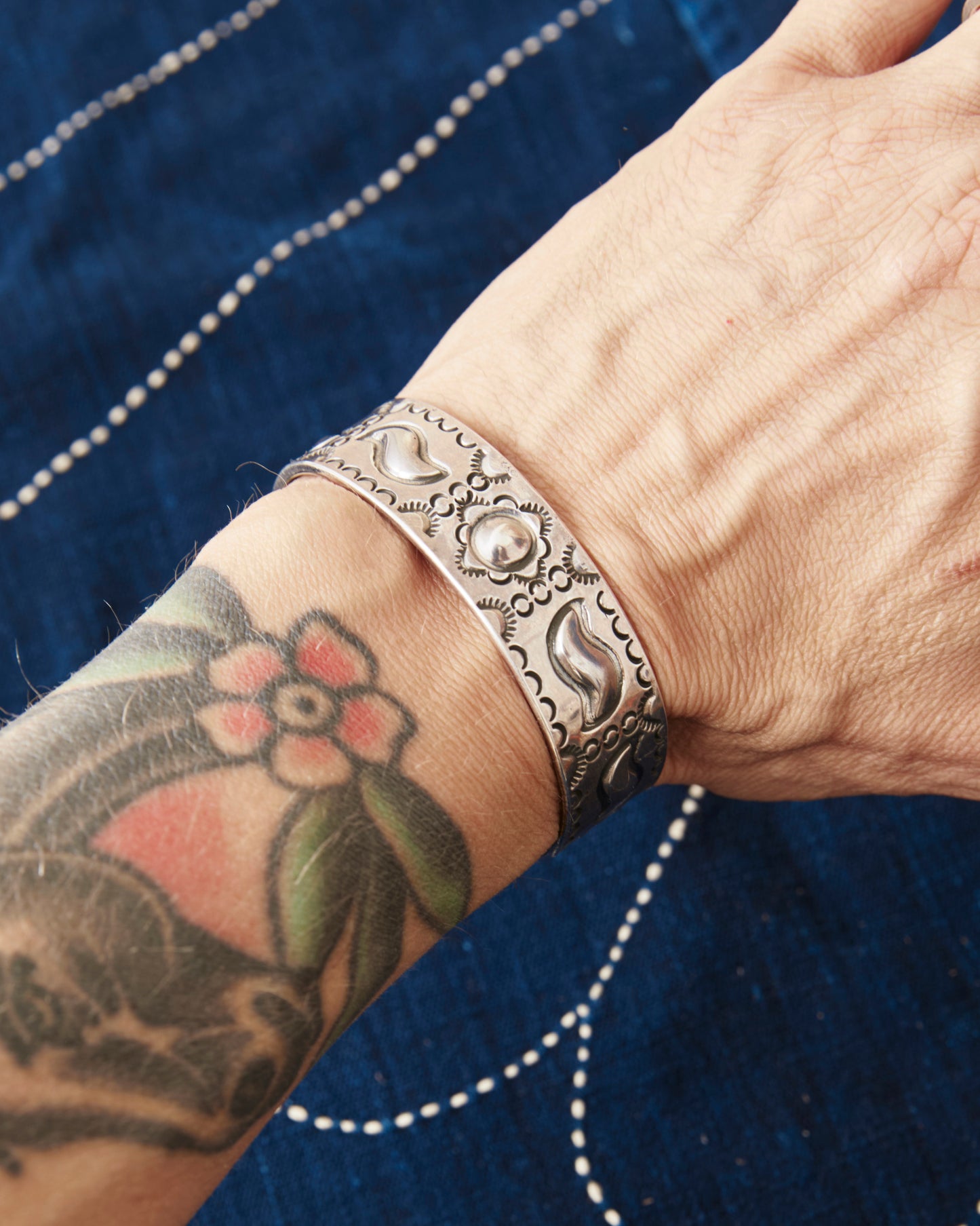 Tenable Crafts TC017 Stamped Silver Bracelet