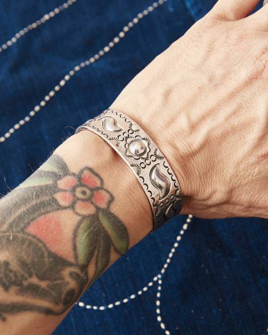 Tenable Crafts TC017 Stamped Silver Bracelet