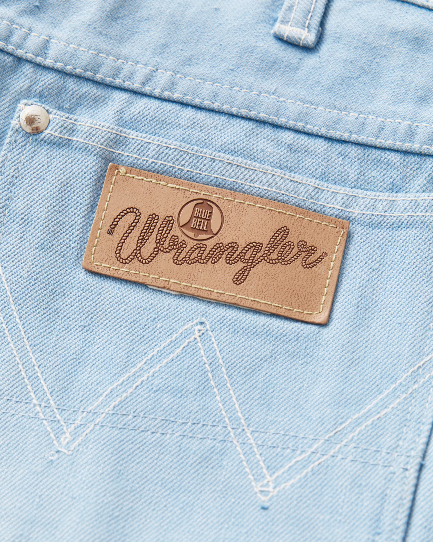 Vintage 1960's Wrangler Blue Bell Light Blue Jeans W33