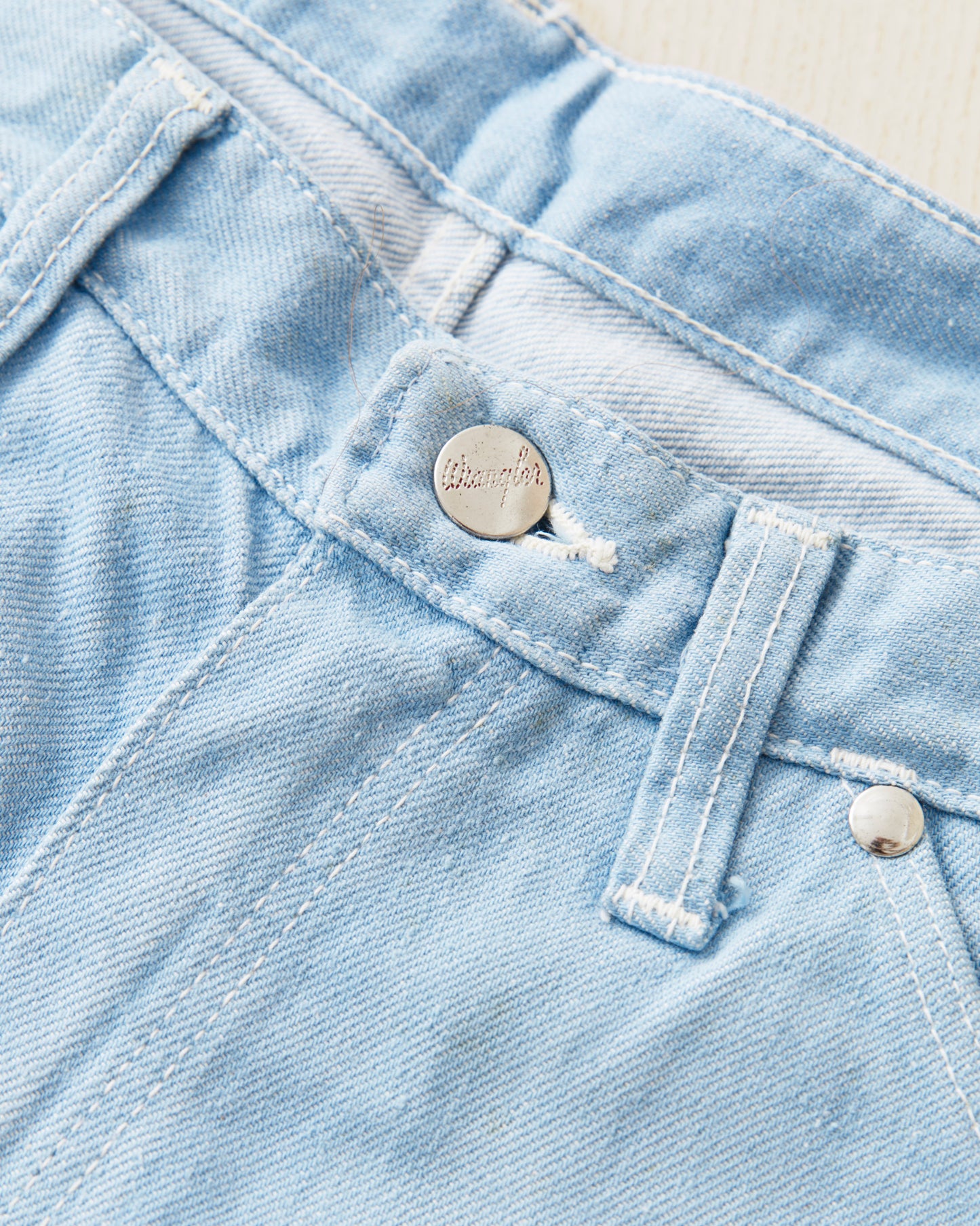 Vintage 1960's Wrangler Blue Bell Light Blue Jeans W33