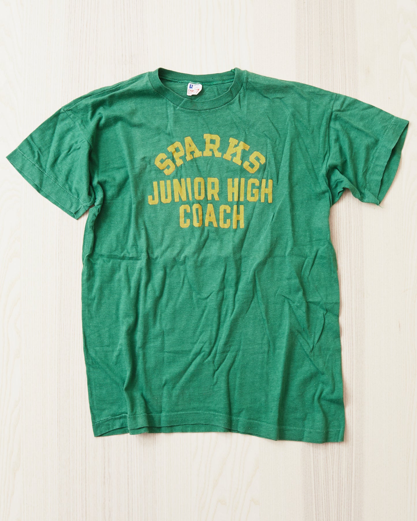 Vintage 50's Champion Running Man T-shirt Green L