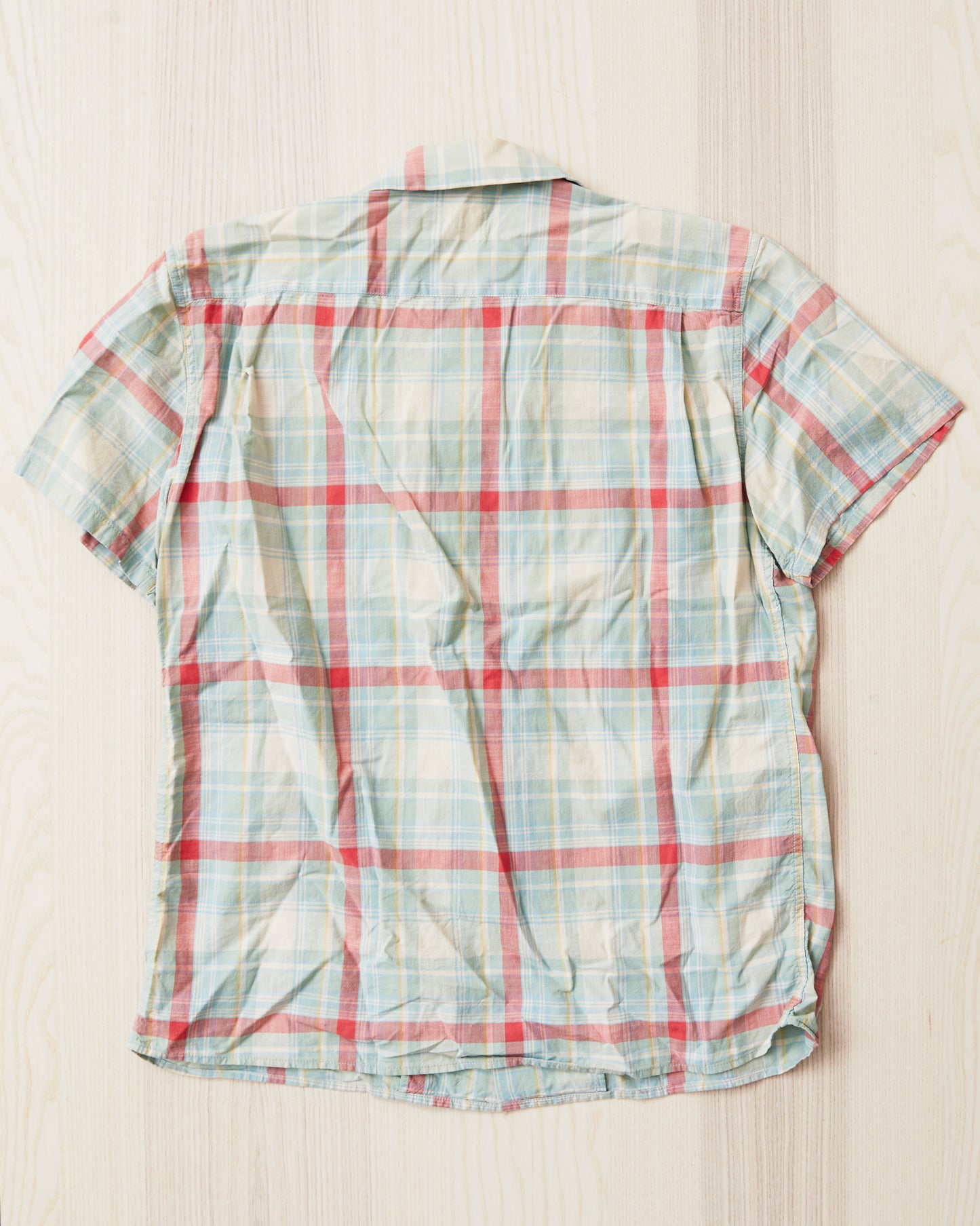 Second Hand Levi's Vintage Clothing Checkered Short Sleeve Shirt M