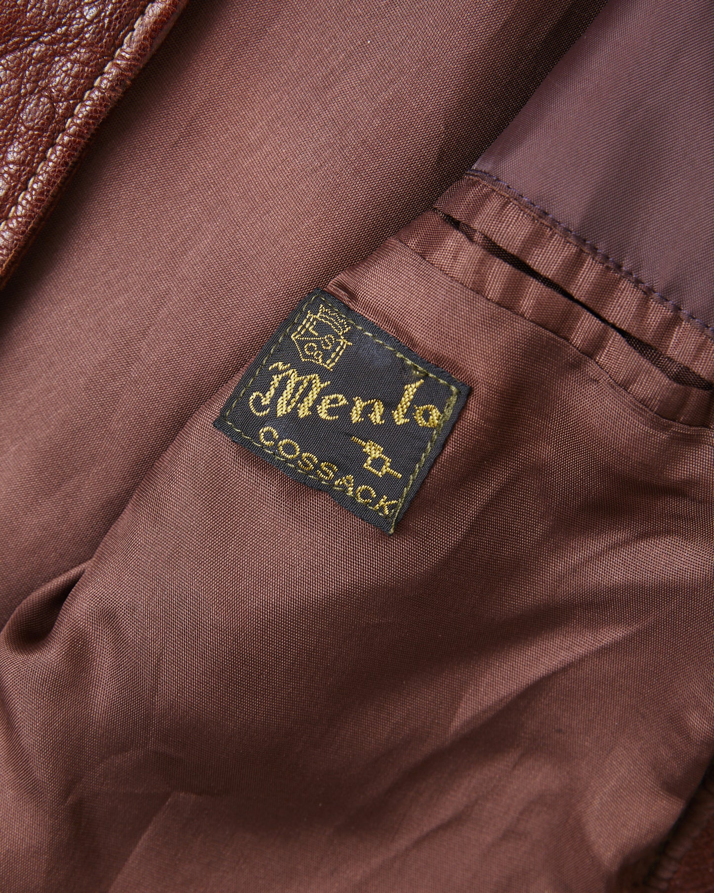Second Hand Levi's Vintage Clothing Menlo Leather Jacket Size S