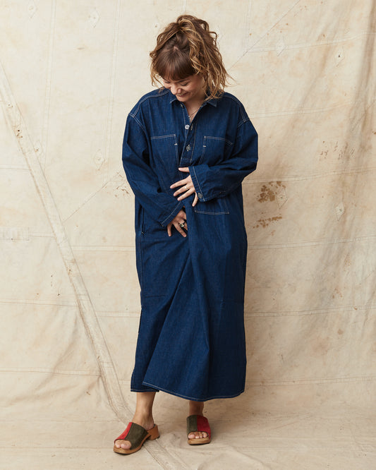OrSlow 00-9541-81K US Army Denim Pullover Dress