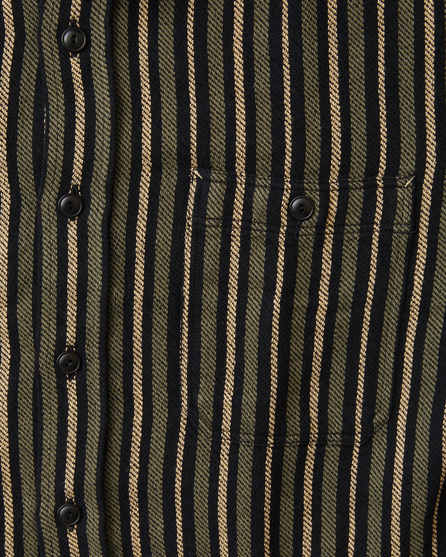 Indigofera McAllen Flannel Work Shirt Black/Beige/Grey