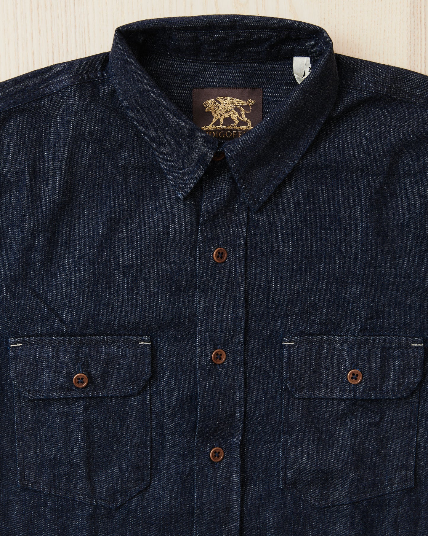 Indigofera Alamo Shirt 8oz Denim Indigo