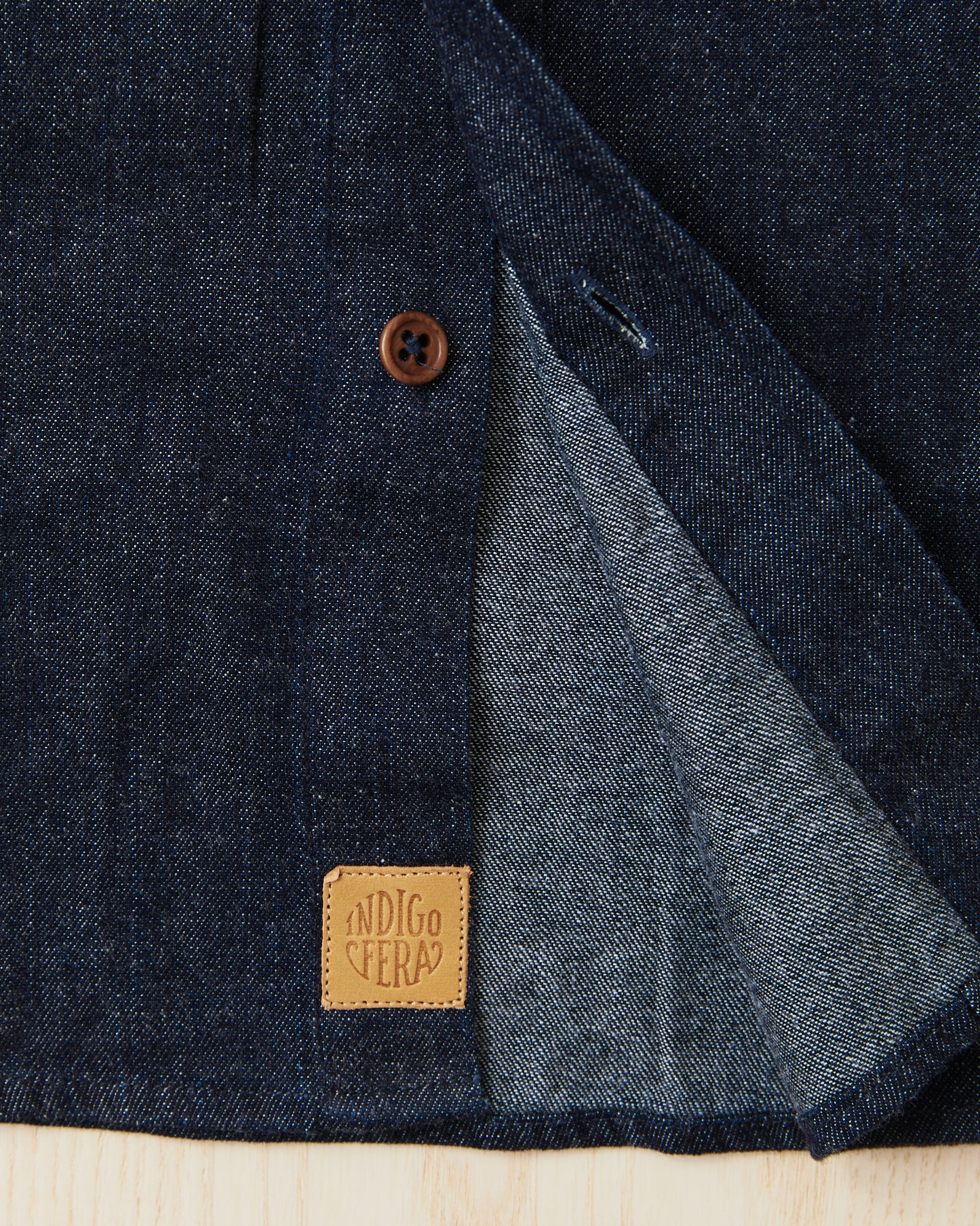 Indigofera Alamo Shirt 8oz Denim Indigo