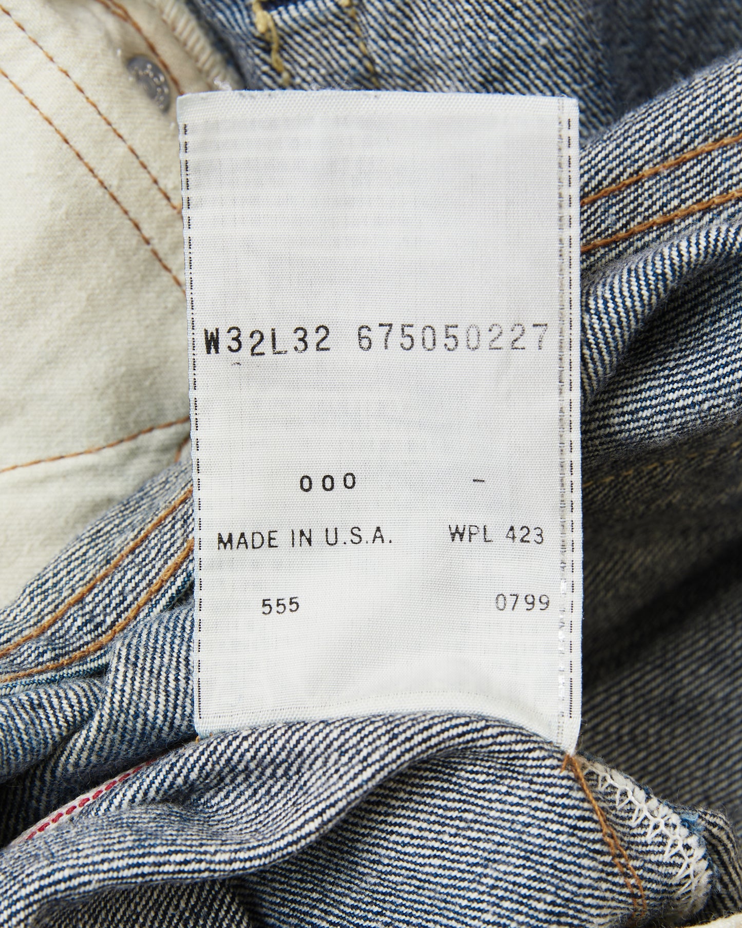 Second Hand LVC 505 Made in USA 555 Valencia Street Jeans W32/L32