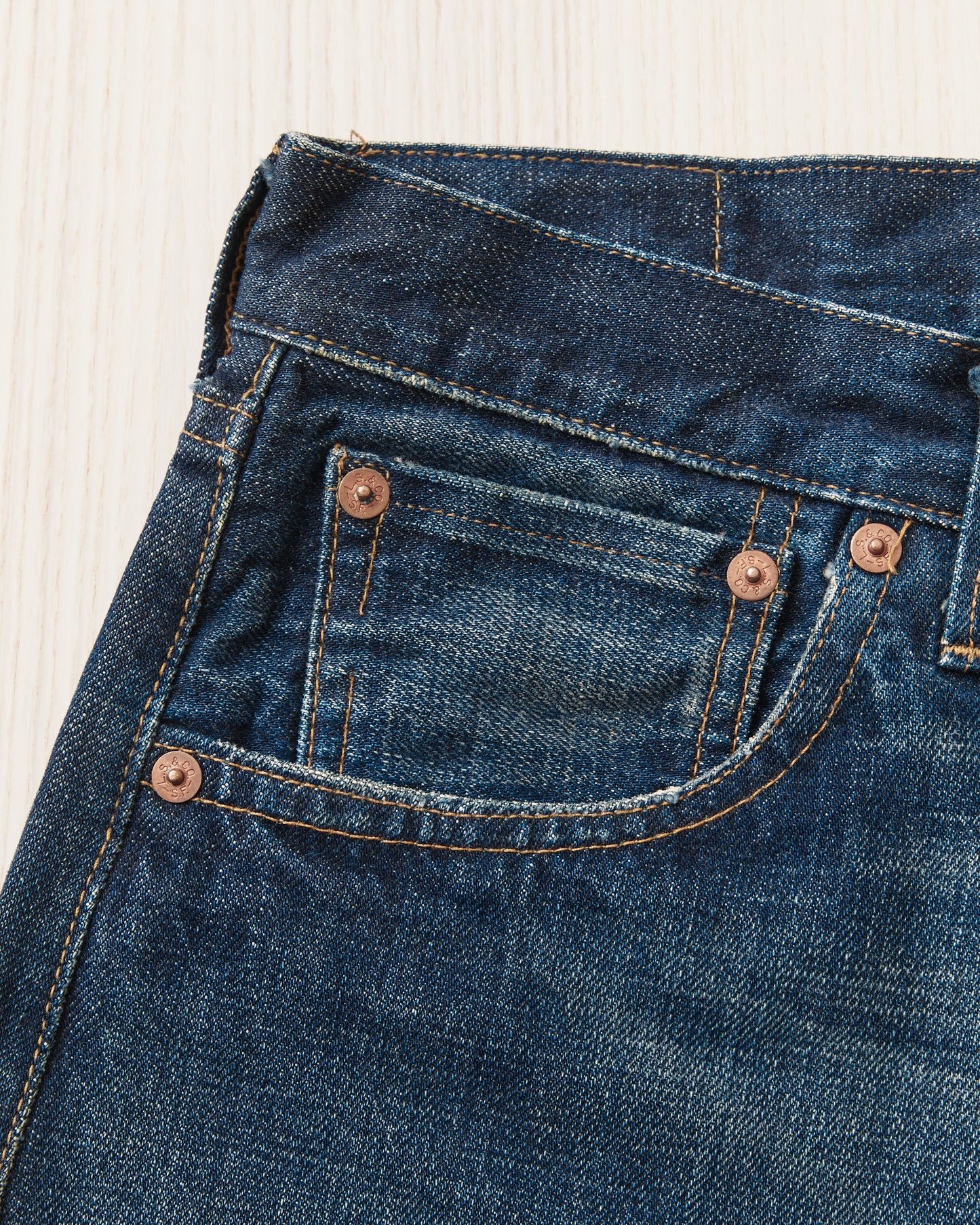 Second Hand LVC 1947 501XX Made in USA 555 Valencia Street Jeans W32/L34