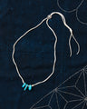 Larry Smith Teardrop Turquoise Necklace Blue