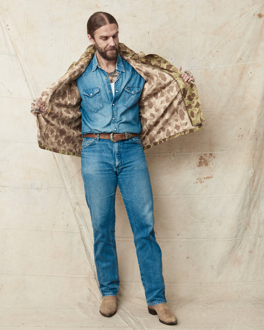 Buzz Rickson's BR15753 Herringbone Twill Frog Skin Camo Jacket