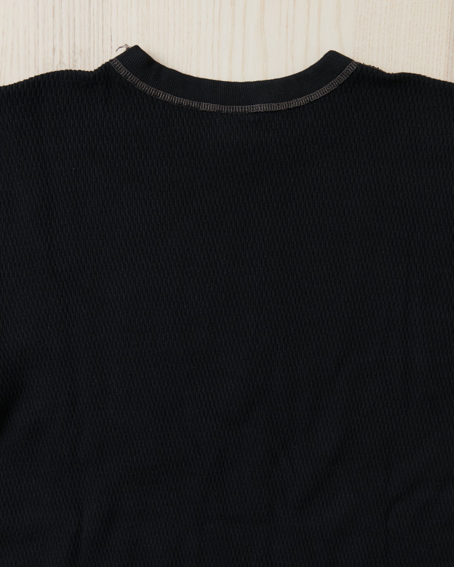 Buzz Rickson's BR63755 Long Sleeve Thermal Shirt Black
