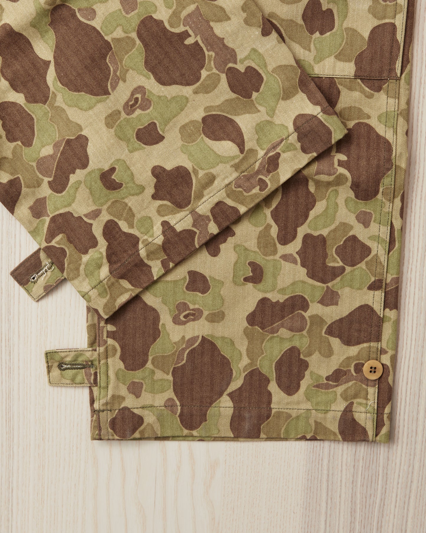 Buzz Rickson's BR42585 Trousers Herringbone Twill Frog Skin Camo