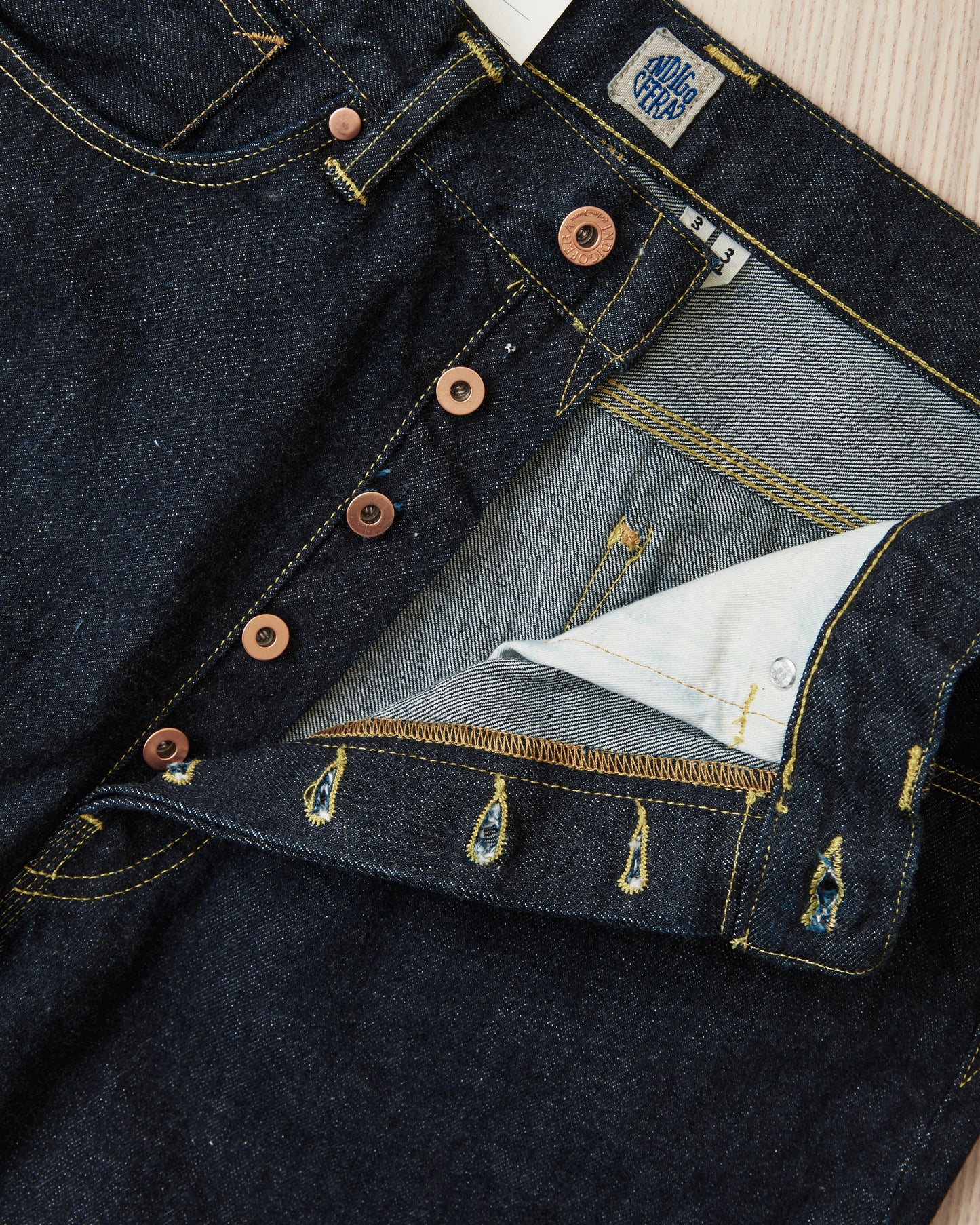 Indigofera Duke Jeans Overseas Selvage Rinsed