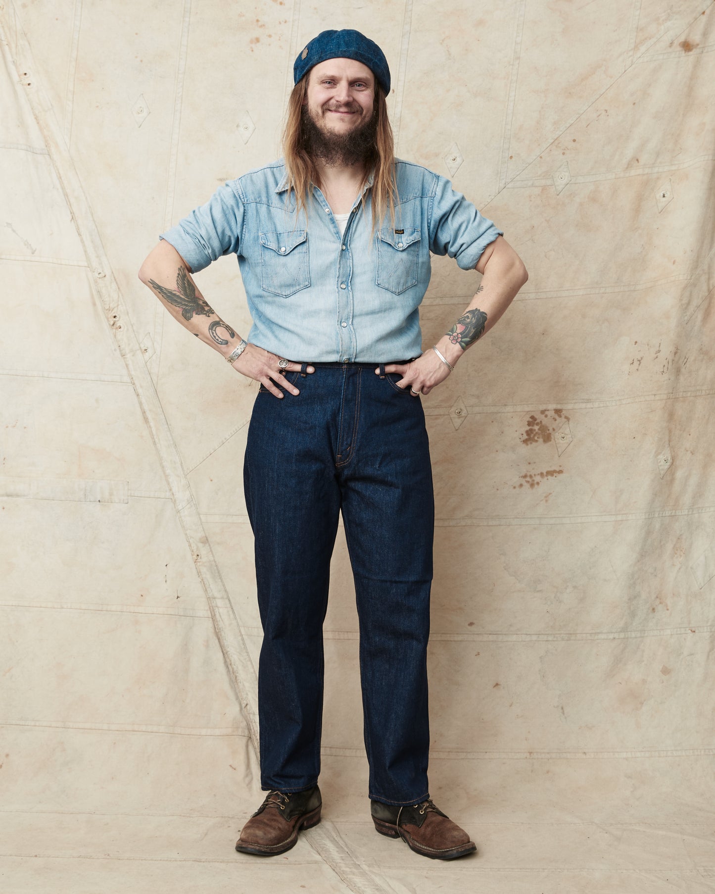 OrSlow 101OW 101 Dad's Fit Jeans One Wash