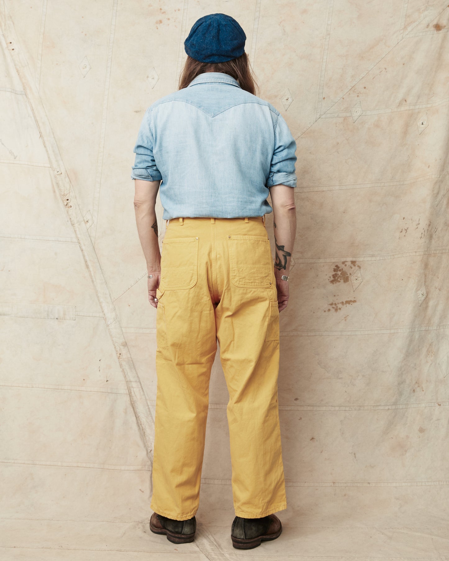 OrSlow 5328 Dad's Fit Painter Pants Yellow