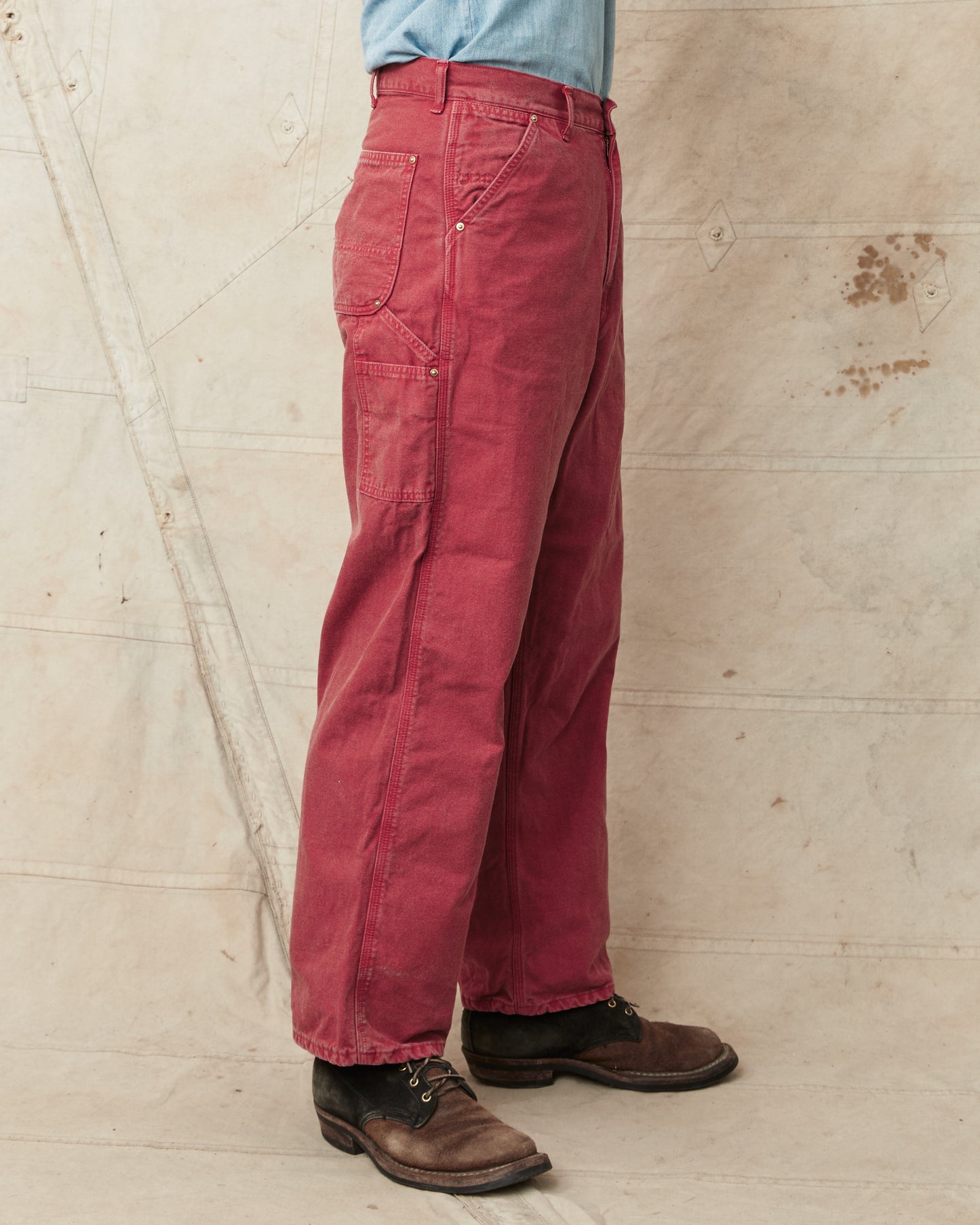 OrSlow 5328 Dad's Fit Painter Pants Red