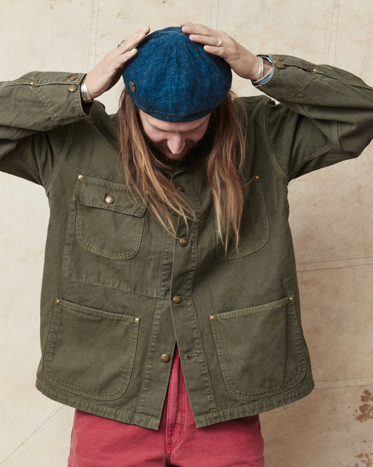 OrSlow 6034 Relaxed Fit Cover All Jacket Army Green